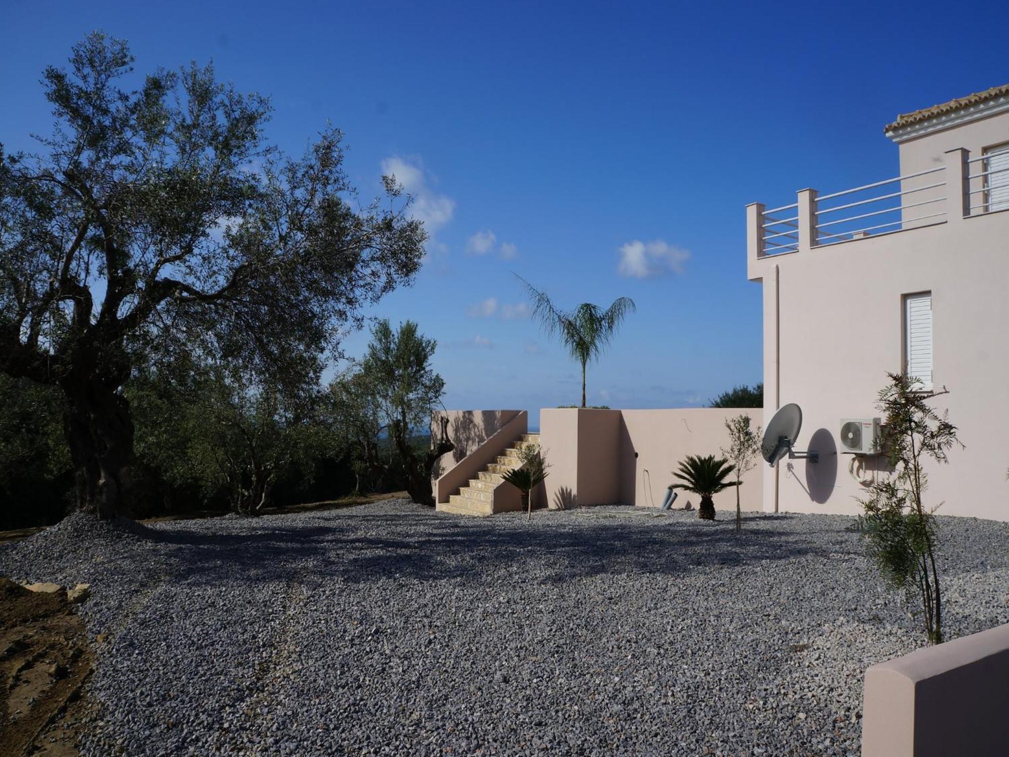 Luxurious Villa In Peloponnese With Swimming Pool Kamária Eksteriør bilde