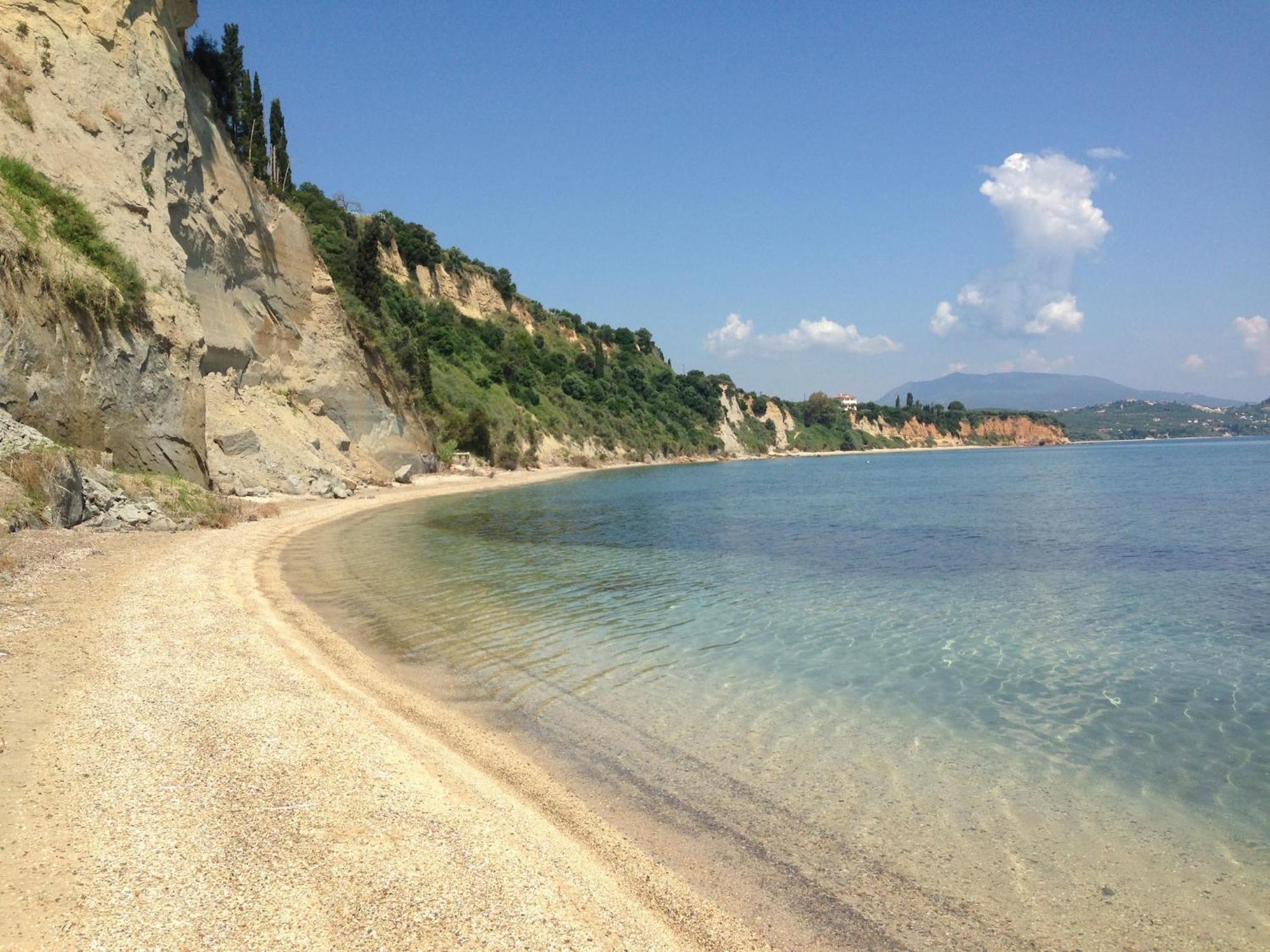 Luxurious Villa In Peloponnese With Swimming Pool Kamária Eksteriør bilde