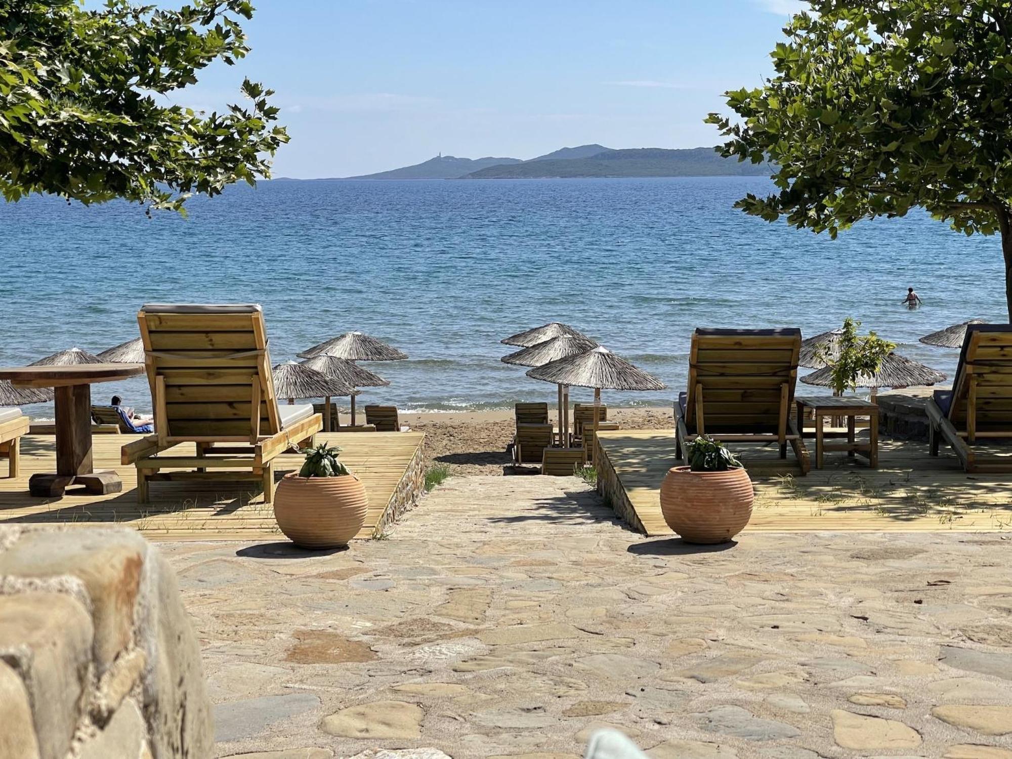 Luxurious Villa In Peloponnese With Swimming Pool Kamária Eksteriør bilde